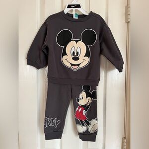 Disney Mickey Mouse Pullover and Pants Set - Gray
